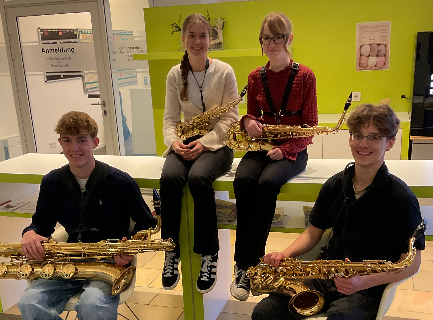 Saxophonquartett der Musikschule